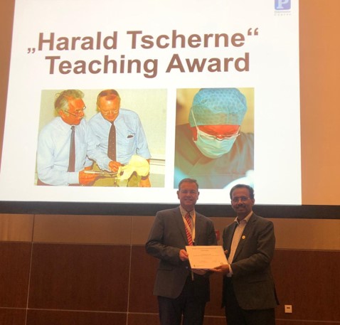 2019.12.05-Dr-S-Rajasekaran-received-“Harald-Tsherne-Teaching-Award”-for-the-Ganga-hospital-open-injury-score-@-SICOT-Muscat