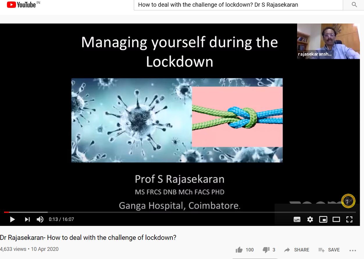 2020.04.10-How-to-deal-with-the-challenge-of-lockdown-Dr-S-Rajasekaran.