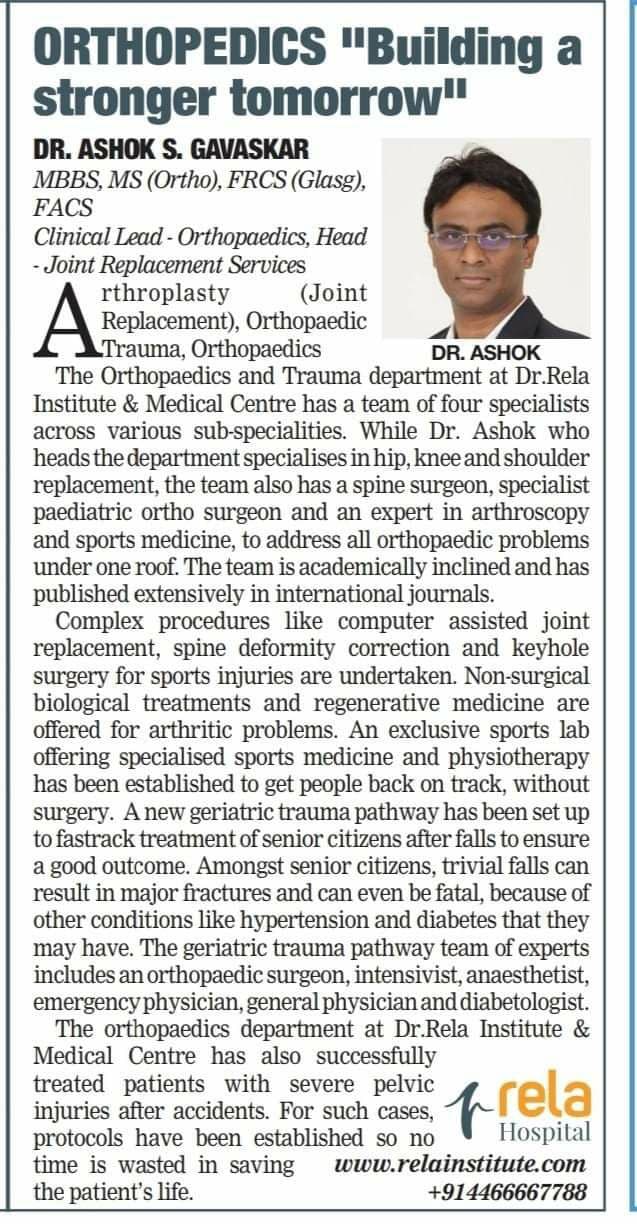 2020.12.31-Dr-Ashok-S-Gavaskar-WRITE-UP-on-Orthopaedics-Building-a-stronger-tomorrow-in-TIMES-HEALTH